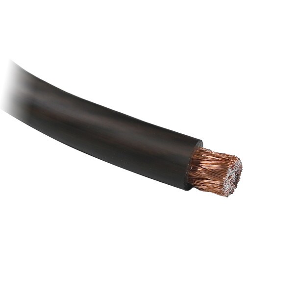 Main product image for Alphasonik AW050G 1 ft 0 Gauge Ground Wire Black268-711